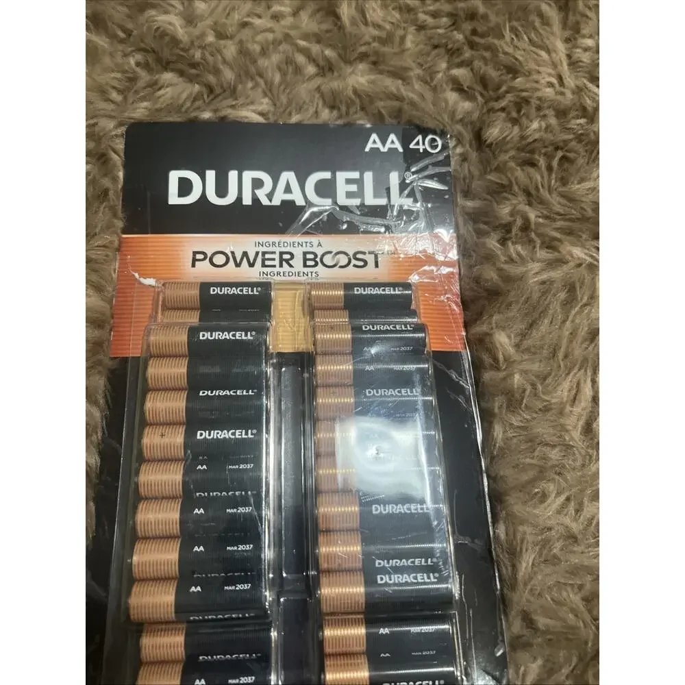 Duracell Power Boost AA Alkaline Batteries (Pack of 40)